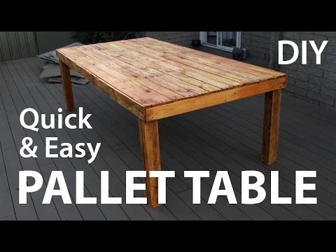 DIY Pallet Table