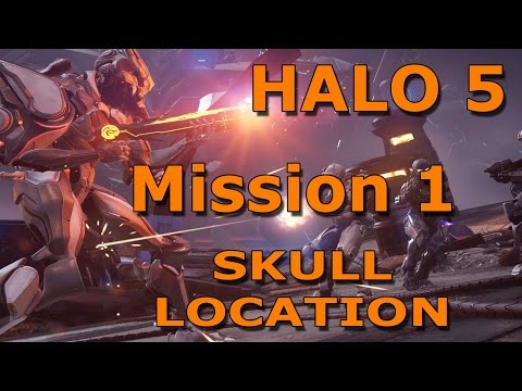Osiris Skull -  Halo 5 Guardians - 1st Mission Skull Location
