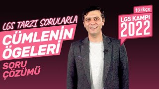 LGS 2022 Kampı: Cümlenin Ögeleri Test Çözümü | 8. Sınıf Türkçe Soru Çözümü #2 #lgs2022