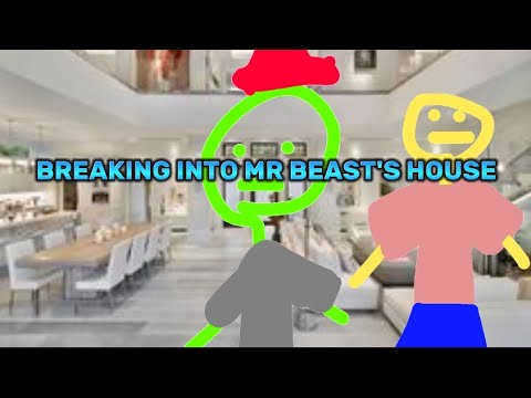 Jimmy breaks into Mr Beast's house (gone wrong)