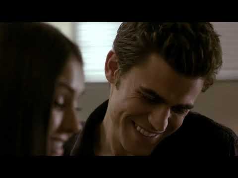 Elena Cuts Her Finger And Stefan's Eyes Go Red - The Vampire Diaries 1x05 Scene