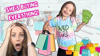 Giving Our Daughter 1 Hour to Buy Whatever She Wants!