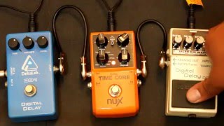 Video thumbnail for DeltaLab DD1 VS NUX Time Core VS Boss DD-5 by Berger