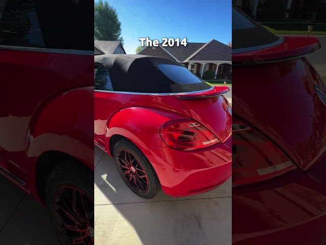 2014 VOLKSWAGEN BEETLE CONVERTIBLE 4-CYL, TURBO, 1.8 LITER 1.8T CONVERTIBLE 2D