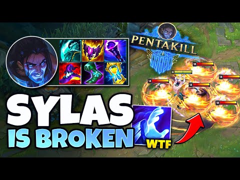 Everyone is playing Sylas Jungle and I show you why... (FIRST TIME PENTAKILL)
