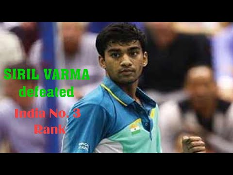 Siril Varma vs Chirag Sen #All India Senior Ranking Badminton Tournament held at Hyderabad June 2019
