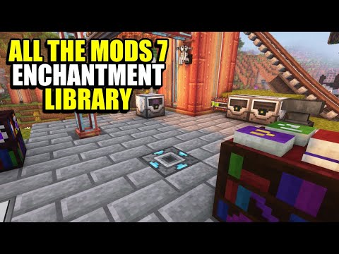 DEWSTREAM - Ep70 Enchantment Library - Minecraft All The Mods 7 Modpack