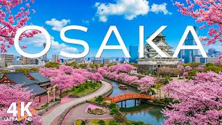 Spring in Japan [ Osaka ] 4K 🌷 Discover Cherry Blossoms, Historic Castle Views & Peaceful Urban Calm
