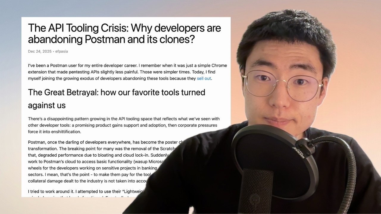 The API Tooling Crisis: Why developers are abandoning Postman and its clones?