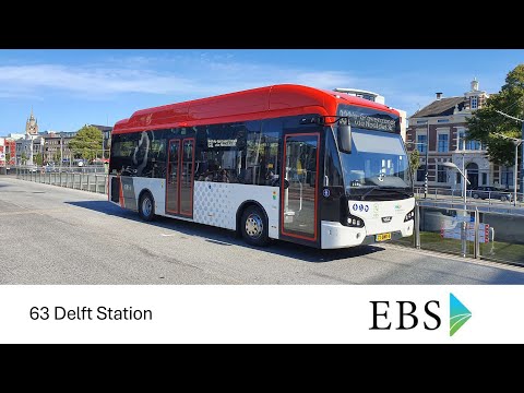 EBS buslijn 63 Camping Delftse Hout - Station Delft | 2025