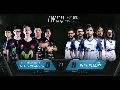 KMV vs DP Highlights - KAOS LATIN GAMERS vs DARK PASSAGE – IWCQ BRAZIL 2016 – Day 1