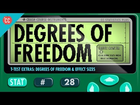 Degrees of Freedom and Effect Sizes: Crash Course Statistics #28