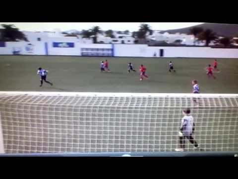 Gran jugada. gol de carlos de la UD Lanzarote