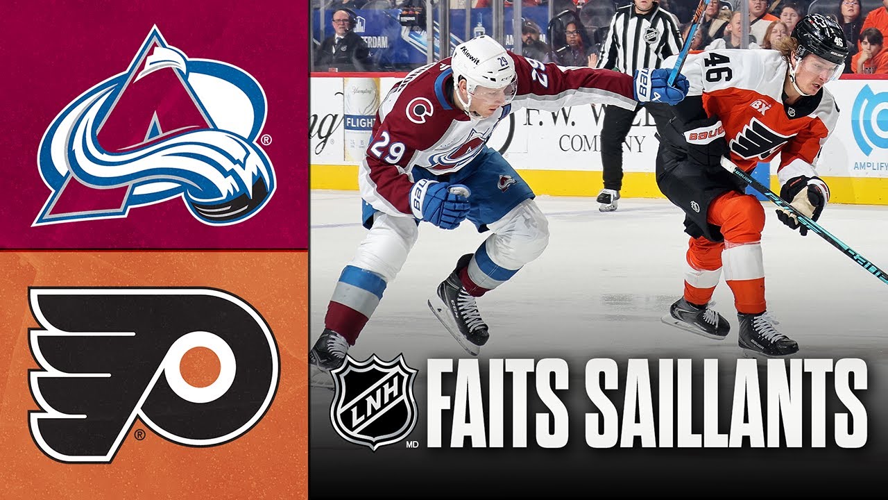 Avalanche vs Flyers | Faits saillants
