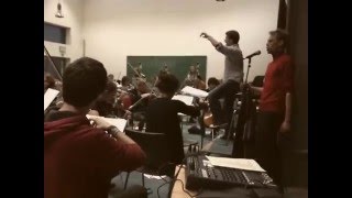 Hommage à Brel Symphonique (répétition )  *Les Fenêtres (J.Brel) par Filip Jordens * 2012