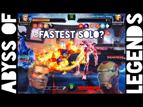 Rank 3 Human Torch Soloes Abyss Iron Man Infinity War in 5 Minutes