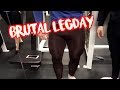 BRUTAL legday with 16 year old Gabriel Pettersen & Preben Haugan