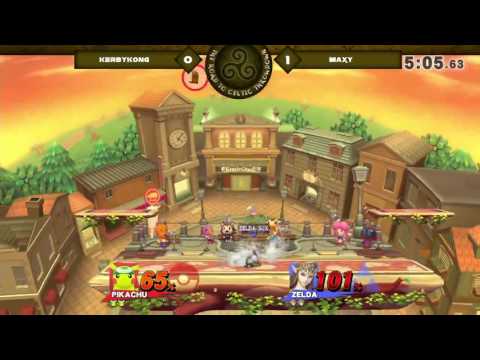 Melee Mayhem Smash 4: Kerbykong (Pikachu) Vs maXy (Zelda) - Winners Side Round 2