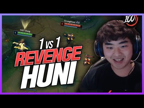 [ Highlight ] Revenge match! Who is the top Lucian? (Huni 1 vs 1)