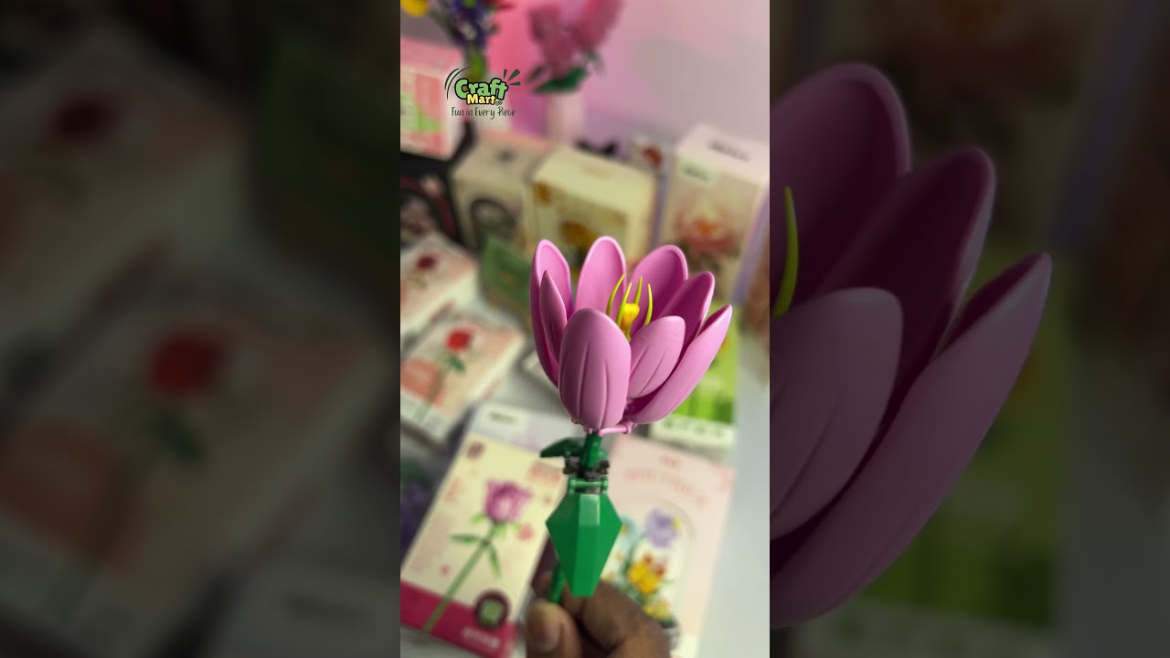 Decorate Your Dorm with Cute Flower Building Blocks | Craft Mart BD