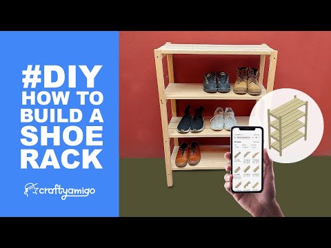 How To Make A Shoe Rack, DIY, Woodworking