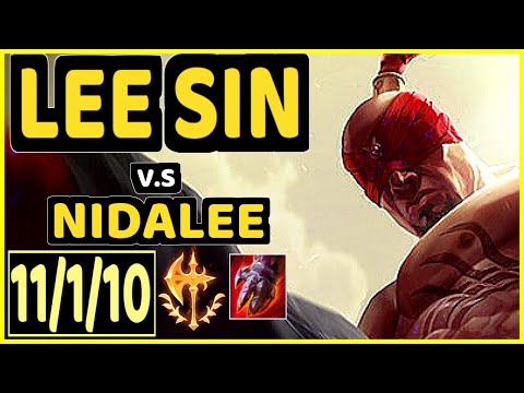 SEVENARMY (LEE SIN) vs NIDALEE - 11/1/10 KDA JUNGLE GAMEPLAY - EUW Ranked MASTER