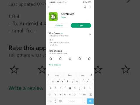 How to extract zip file on android #shorts