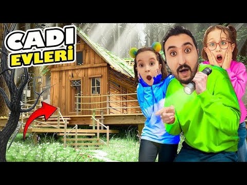 BAHAR BANU ALYA BİZ NEREYE GELDİK ?! HER YERDE CADI EVLERİ SAKIN İÇERİ GİYMEYİN !!