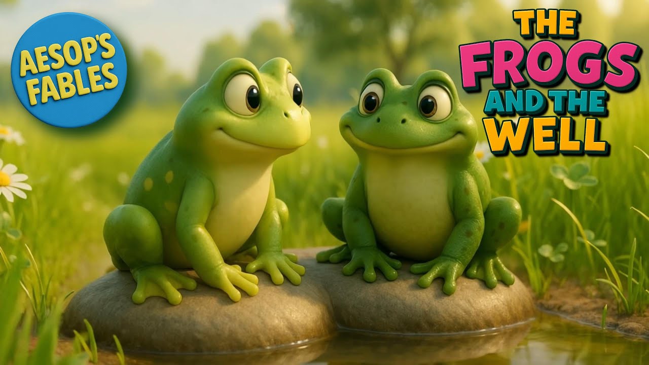 Aesop’s Fables #016 | The Frogs and the Well | Moral Story for Kids
