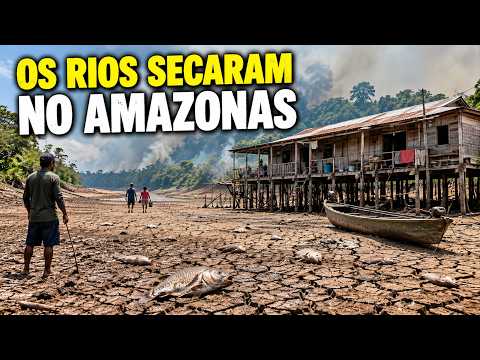 COMO VIVEM OS RIBEIRINHOS QUANDO OS RIOS SECAM NO AMAZONAS ? #amazonas #manaus #pesca #pescaria #fe