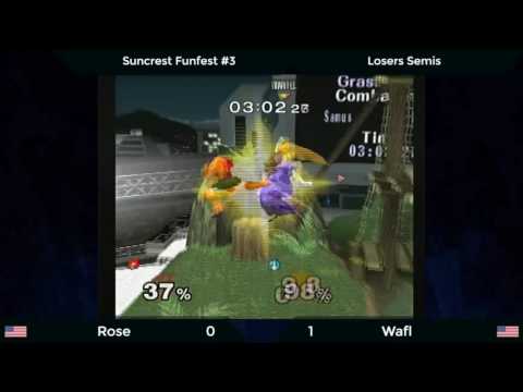 Suncrest Funfest #3 - Rose (Samus) vs. Wafl (Peach) - Losers Semis