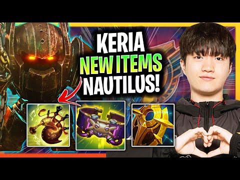KERIA IS READY TO PLAY NAUTILUS! 🔥NEW ITEMS🔥 | T1 Keria Plays Nautilus Support vs Blitzcrank!