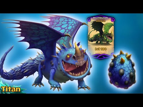 DEATHBURPLE - Max Level 180 — Hybrid Dragon Showcase | Dragons: Rise of Berk