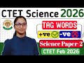 CTET Science Paper 2 CTET Science Pedagogy Tag Words Marathon Trick CTET 2026 Paper 2 Science