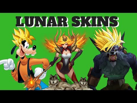 LUNAR SKINS 2018 : SUPER SAIYAN NASUS and WARWICK + ANOTHER LUX SKIN (PBE)