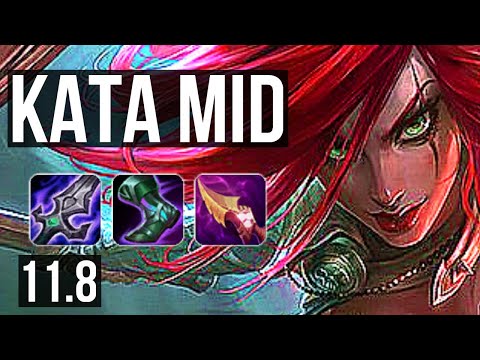 KATARINA vs GWEN (MID) | 1.4M mastery, Legendary, 300+ games | BR Master | v11.8
