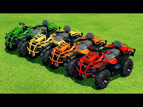 COLORED CAN AM OUTLANDER ATV HARD PARKOUR - Farming Simulator 22