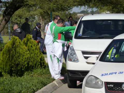 algeria  vs  slovenia world cup 2010 with algerian supporters.wmv