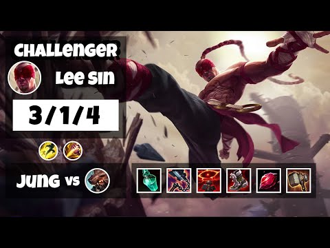 Lee Sin vs Udyr OCE Challenger JUNGLE (3/1/4) - v11.11