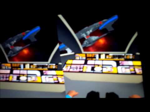 vrTrek - VR space / star trek game for Durovis Dive and Oculus Rift - Durovis Dive Review