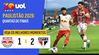 SÃO PAULO SEGURA PRESSÃO INICIAL, BATE BRAGANTINO E VAI À SEMI DO PAULISTA