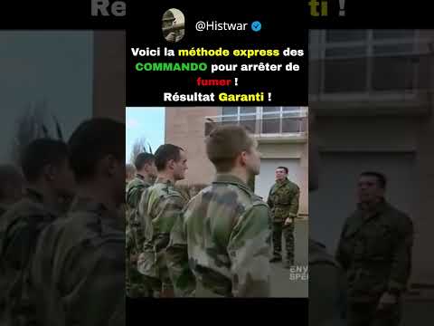 La méthode Commando Marine pour arrêter de fumer