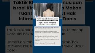 Blokade Kemanusiaan Israel Bak Senjata Makan Tuan! Hamas Tak Lagi Beri Sandera Zionis Hak Khusus
