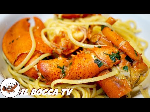 442 - Linguine all'astice..non ci mettere il mastice :) (primo piatto di pesce delicato e leggero)
