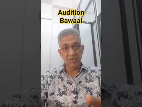 Sandip V Pednekar Audition Bawaal as SP