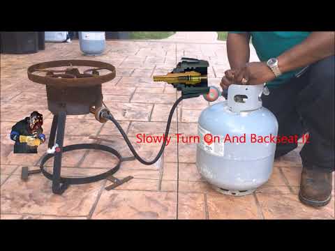 How To Light Your Propane Outdoor Cooker The Correct Way By Welding And Stuff ASMR