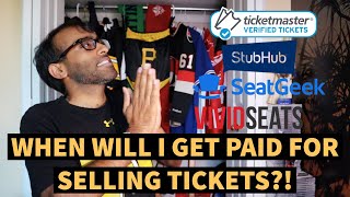PAY ON DELIVERY VS PAY AFTER EVENT | HOW TO SELL TICKETS ONLINE | STUBHUB SEATGEEK VIVID SEATS