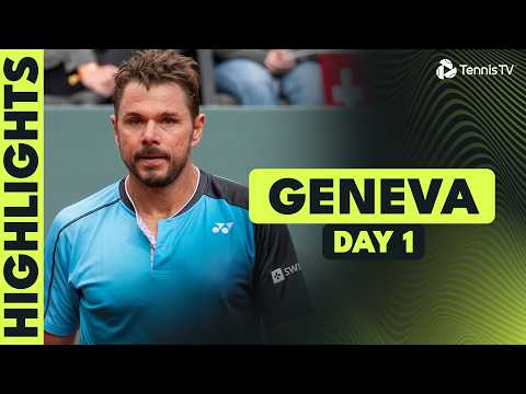 Wawrinka Takes On Brancaccio; Tsitsipas, Butvilas, Rinderknech & More | Geneva 2026 Day 1 Highlights