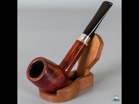 Hilson Pipe Of The Year 1997 Smooth Billiard 925 Silver Spigot (404/50) 9mm