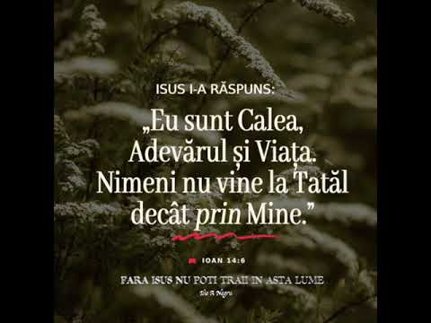 Fără ISUS nu pot trăii in asta lume - Ilie A Negru